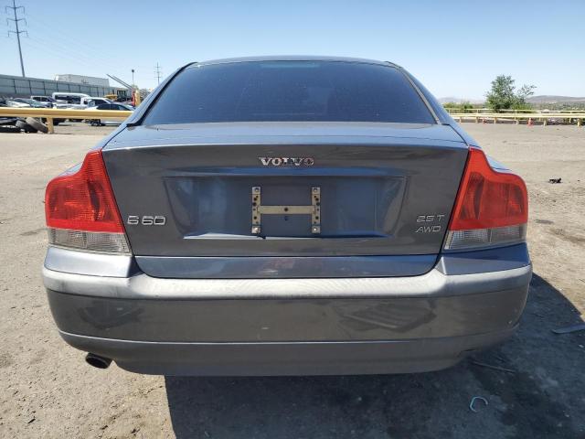 YV1RH59H742389424 - 2004 VOLVO S60 2.5T GRAY photo 6