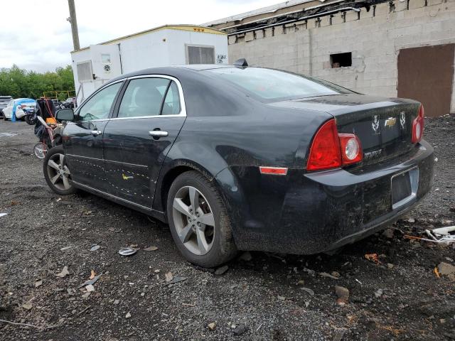 1G1ZC5E0XCF170722 - 2012 CHEVROLET MALIBU 1LT BLACK photo 2