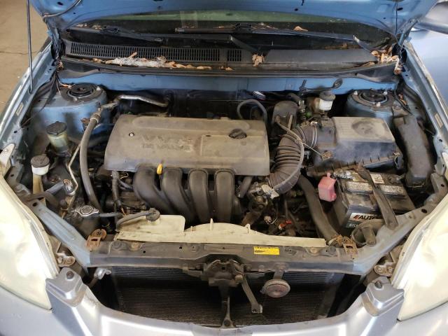 2T1KR32E34C286706 - 2004 TOYOTA COROLLA MA XR GRAY photo 12