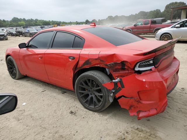 2C3CDXCT8KH630268 - 2019 DODGE CHARGER R/T RED photo 2