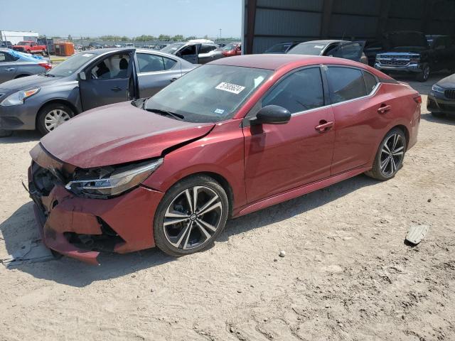 3N1AB8DVXMY285422 - 2021 NISSAN SENTRA SR RED photo 1