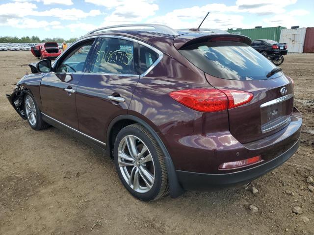 JN1AJ0HR9CM450184 - 2012 INFINITI EX35 BASE 勃艮第红 照片 2