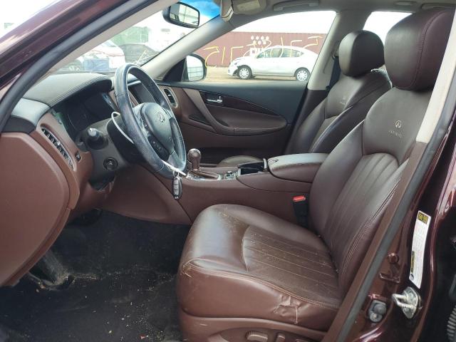 JN1AJ0HR9CM450184 - 2012 INFINITI EX35 BASE 勃艮第红 照片 7