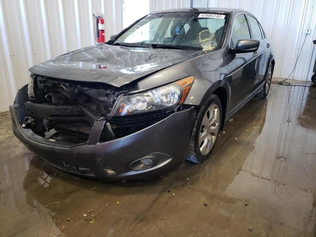 JHMCP26888C012732 - 2008 HONDA ACCORD EXL GRAY photo 2