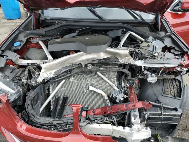 5UXUJ3C51KLG53978 - 2019 BMW X4 XDRIVE30I RED photo 11