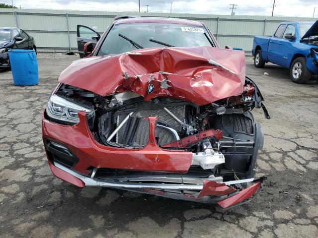 5UXUJ3C51KLG53978 - 2019 BMW X4 XDRIVE30I RED photo 5
