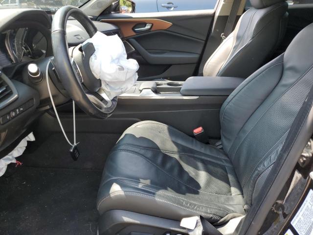 19UUB5F40MA009527 - 2021 ACURA TLX TECHNOLOGY BLACK photo 7