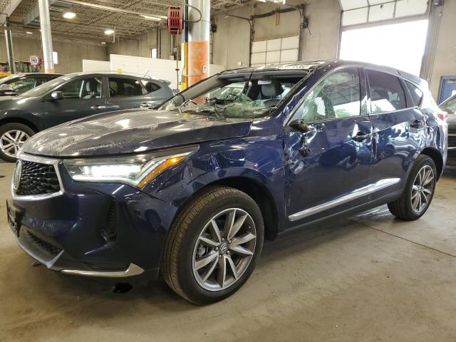 5J8TC2H50NL000961 - 2022 ACURA RDX TECHNOLOGY BLUE photo 1