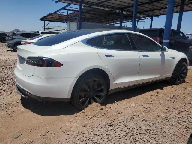 5YJSA1DG5DFP03667 - 2013 TESLA MODEL S WHITE photo 3