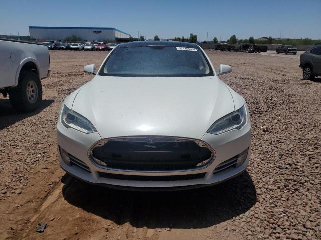 5YJSA1DG5DFP03667 - 2013 TESLA MODEL S WHITE photo 5