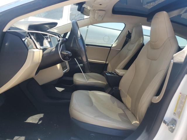 5YJSA1DG5DFP03667 - 2013 TESLA MODEL S WHITE photo 7