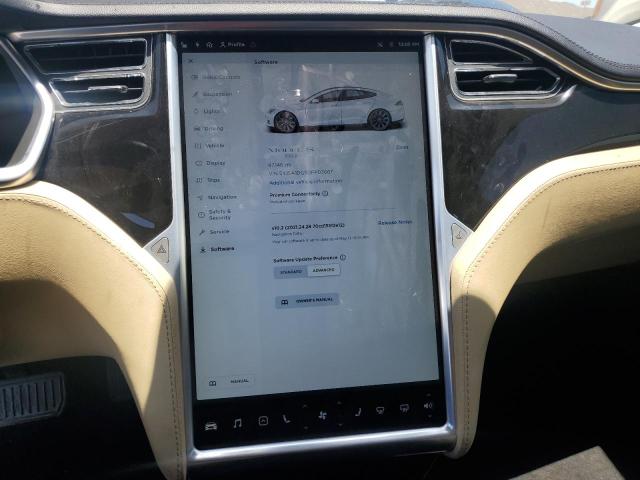 5YJSA1DG5DFP03667 - 2013 TESLA MODEL S WHITE photo 9