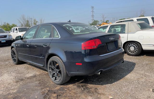 WAUDF78E38A048636 - 2008 AUDI A4 2.0T QUATTRO BLUE photo 3