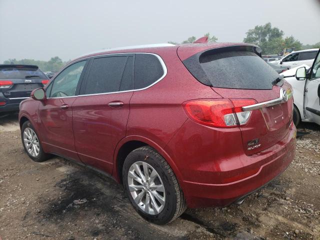 LRBFXBSA8HD197560 - 2017 BUICK ENVISION ESSENCE MAROON photo 2