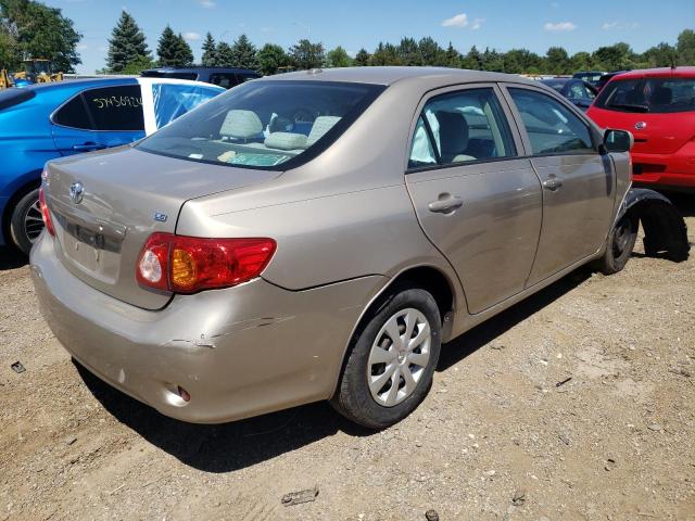 2T1BU4EE2AC226301 - 2010 TOYOTA COROLLA BASE BEIGE photo 3