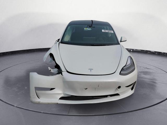 5YJ3E1EA7PF436779 - 2023 TESLA MODEL 3 WHITE photo 5