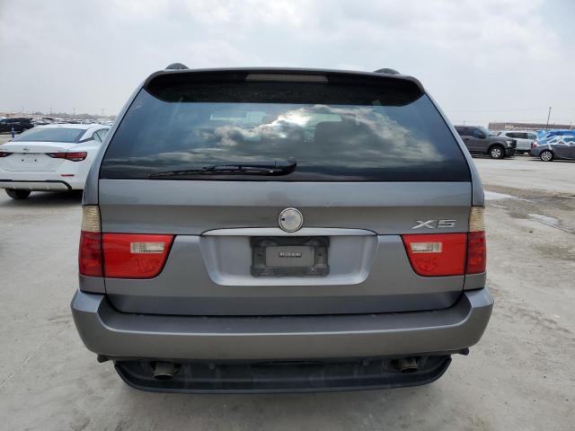 5UXFA13544LU37409 - 2004 BMW X5 3.0I GRAY photo 6