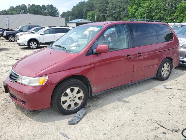 2HKRL18914H500782 - 2004 HONDA ODYSSEY EXL RED photo 1