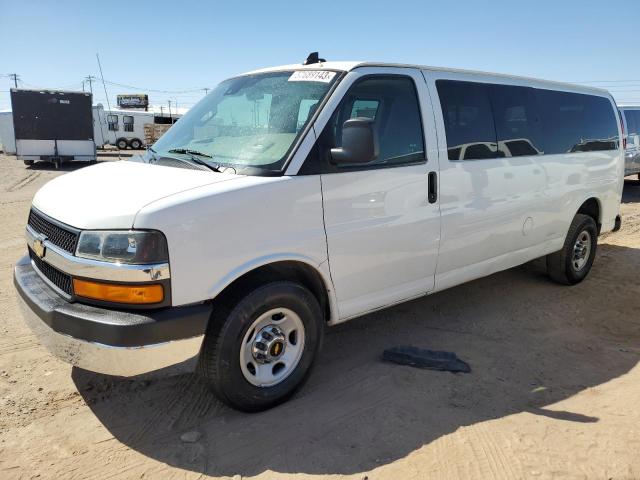 1GAZGPFG5K1182218 - 2019 CHEVROLET EXPRESS G3 LT WHITE photo 1