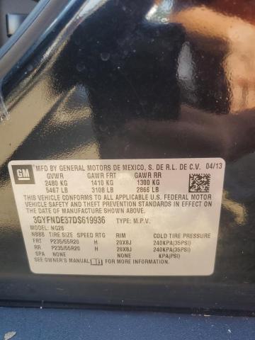 3GYFNDE37DS619936 - 2013 CADILLAC SRX PERFORMANCE COLLECTION Қара фото 12