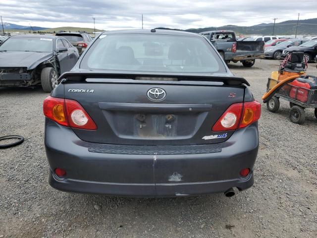 1NXBU4EE3AZ364878 - 2010 TOYOTA COROLLA BASE CHARCOAL photo 6