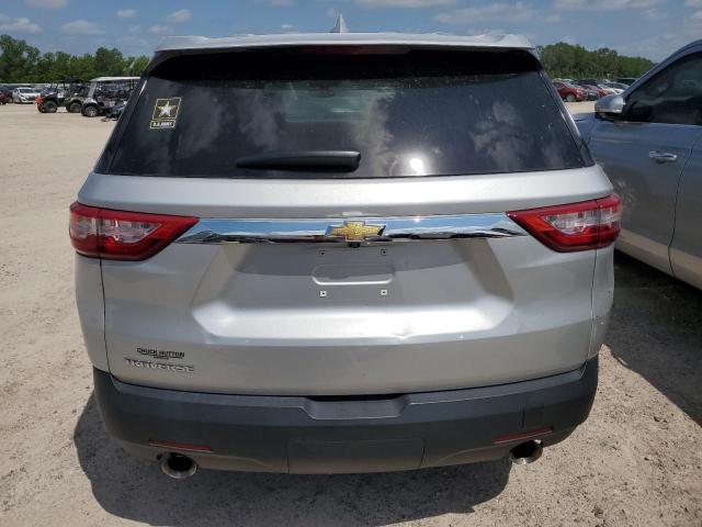 1GNERFKW1LJ135140 - 2020 CHEVROLET TRAVERSE LS SILVER photo 6