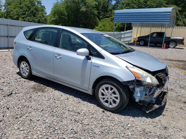 JTDZN3EU2D3191446 - 2013 TOYOTA PRIUS V TURQUOISE photo 4