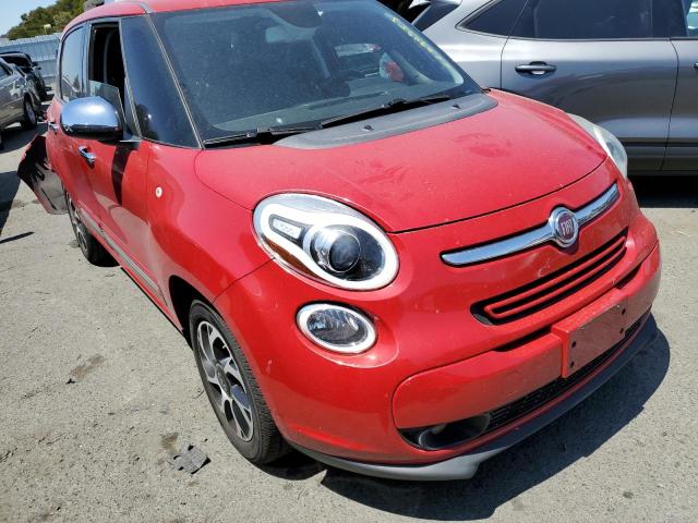 ZFBCFACH2EZ018489 - 2014 FIAT 500L LOUNGE RED photo 4