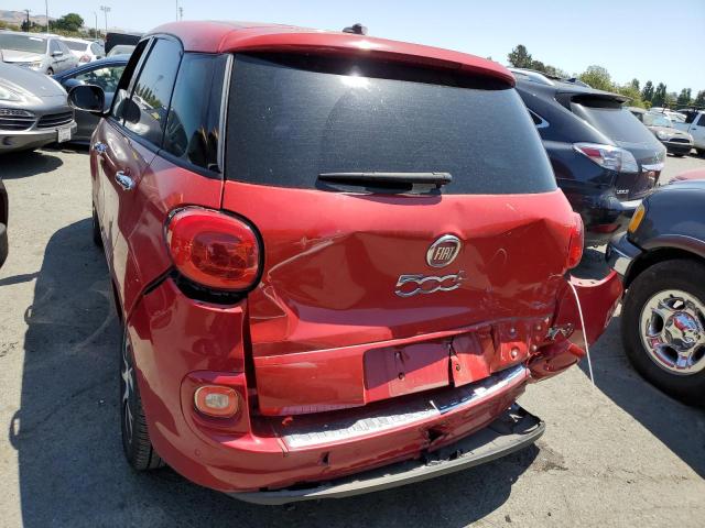 ZFBCFACH2EZ018489 - 2014 FIAT 500L LOUNGE RED photo 6