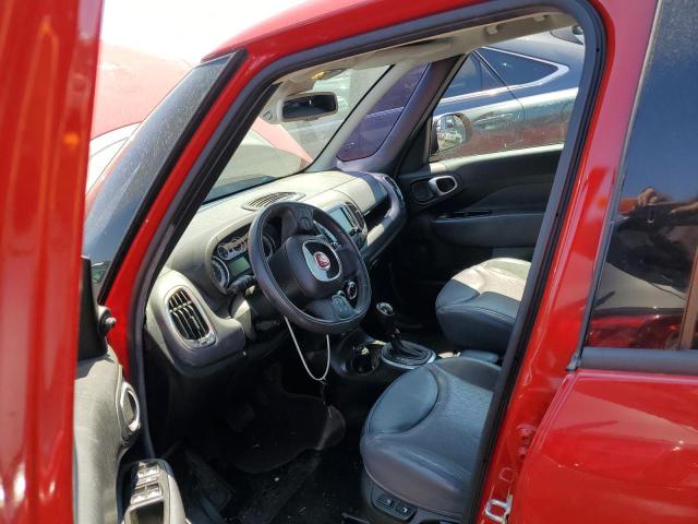 ZFBCFACH2EZ018489 - 2014 FIAT 500L LOUNGE RED photo 7