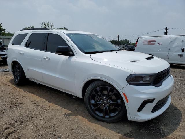 1C4RDJDGXMC751278 - 2021 DODGE DURANGO GT WHITE photo 4