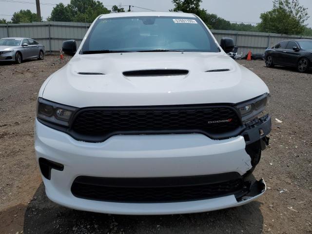 1C4RDJDGXMC751278 - 2021 DODGE DURANGO GT WHITE photo 5