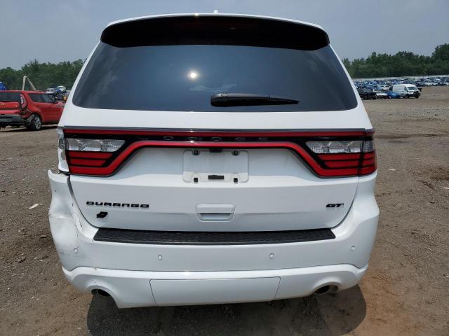 1C4RDJDGXMC751278 - 2021 DODGE DURANGO GT WHITE photo 6