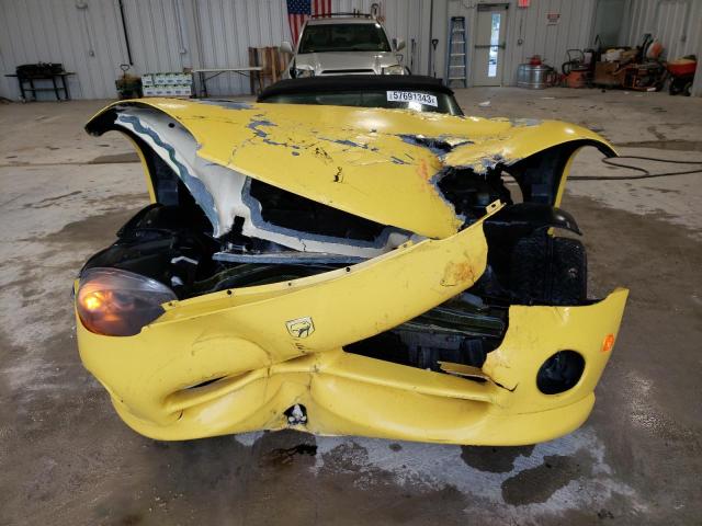 1B3BR65E4SV200263 - 1995 DODGE VIPER RT-10 YELLOW photo 5