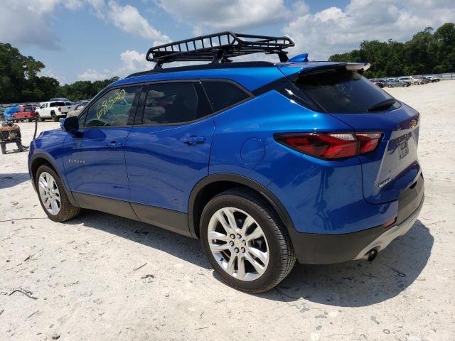 3GNKBDRS3KS607575 - 2019 CHEVROLET BLAZER 3LT BLUE photo 2