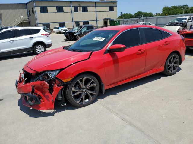 2HGFC2F8XLH564282 - 2020 HONDA CIVIC SPORT 红色 照片 1