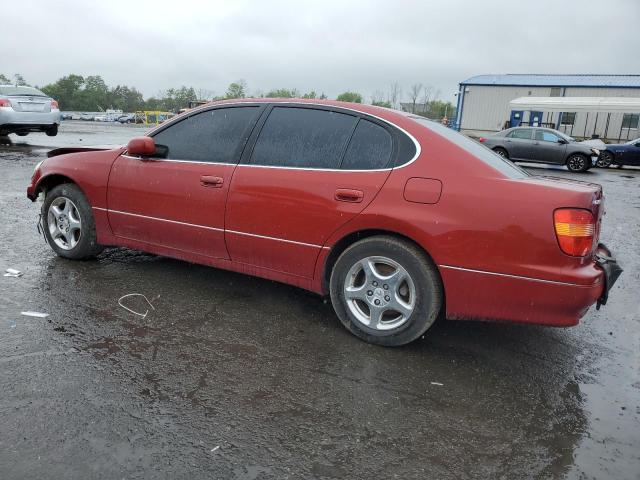 JT8BD68S7X0056435 - 1999 LEXUS GS 300 RED photo 2