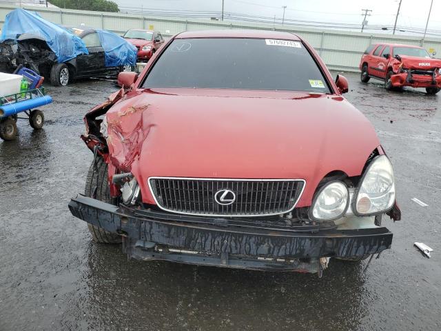 JT8BD68S7X0056435 - 1999 LEXUS GS 300 RED photo 5