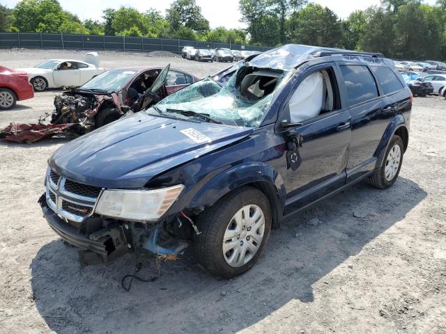 3C4PDCAB3JT524705 - 2018 DODGE JOURNEY SE BLUE photo 1