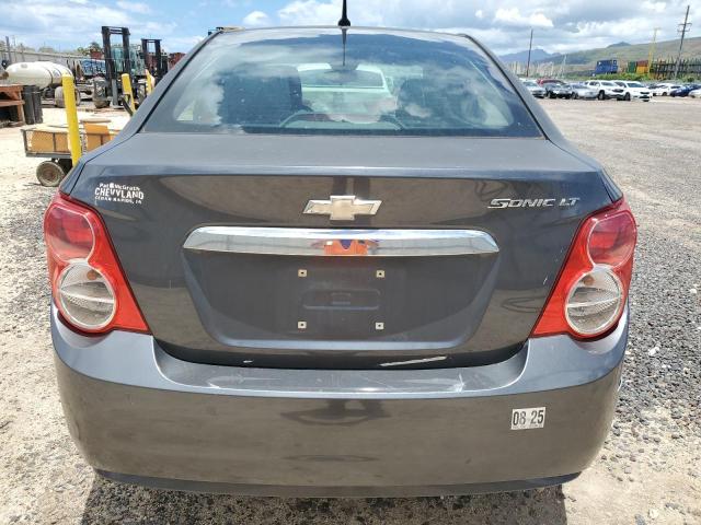 1G1JD5SH4D4195987 - 2013 CHEVROLET SONIC LT ნაცრისფერი ფოტო 6