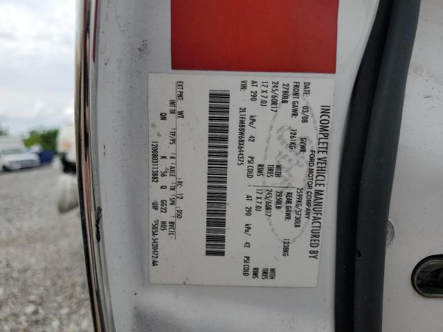 2L1FM88W68X644375 - 2008 LINCOLN TOWN CAR EXECUTIVE WHITE photo 12