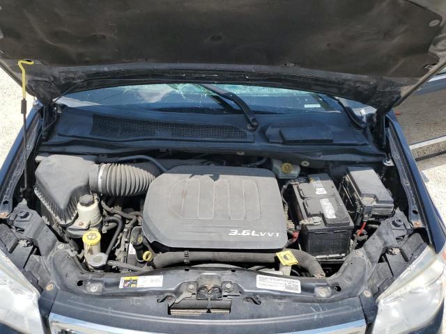 2C4RC1CG7FR554163 - 2015 CHRYSLER TOWN & COU TOURING L BLACK photo 12