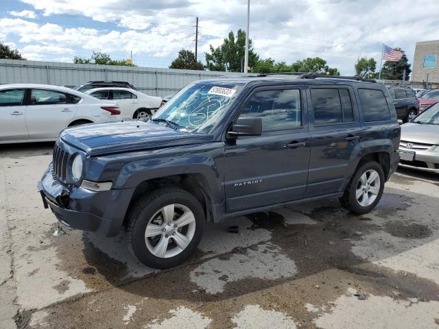 1C4NJRFB4ED858927 - 2014 JEEP PATRIOT LATITUDE BLUE photo 1