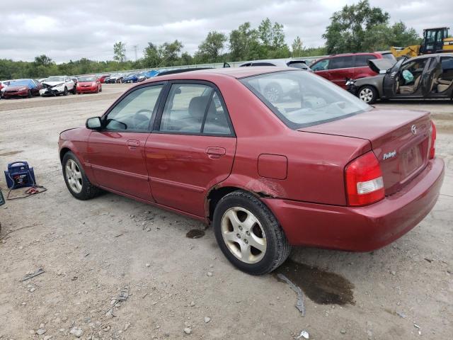 JM1BJ225120557299 - 2002 MAZDA PROTEGE DX RED photo 2