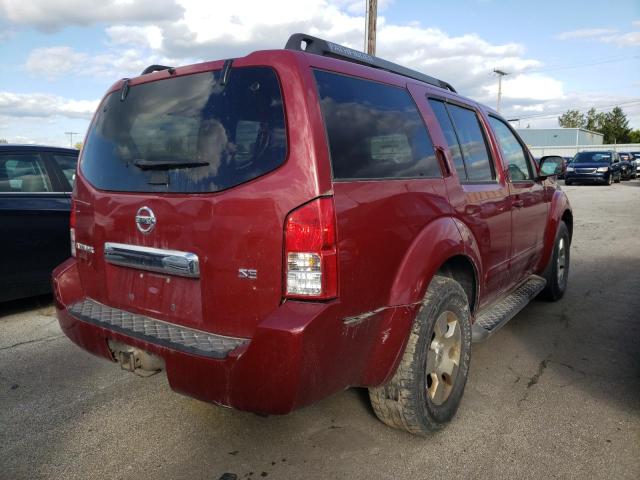 5N1AR18WX5C771494 - 2005 NISSAN PATHFINDER LE 红色 照片 3
