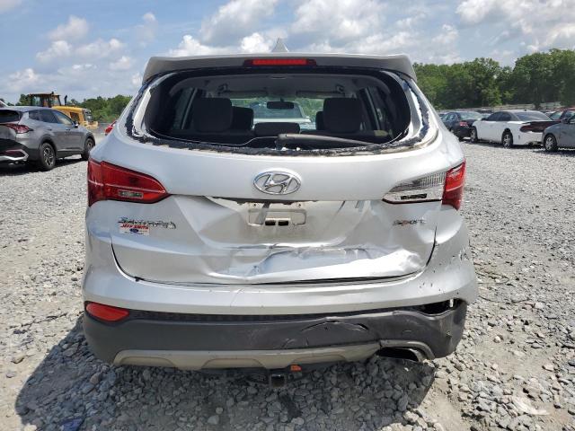 5XYZT3LB4GG310797 - 2016 HYUNDAI SANTA FE S SILVER photo 6