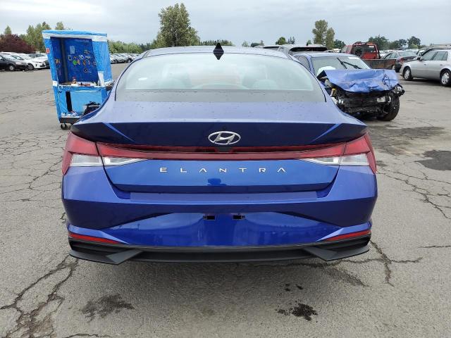 5NPLL4AG3NH073915 - 2022 HYUNDAI ELANTRA SE BLUE photo 6