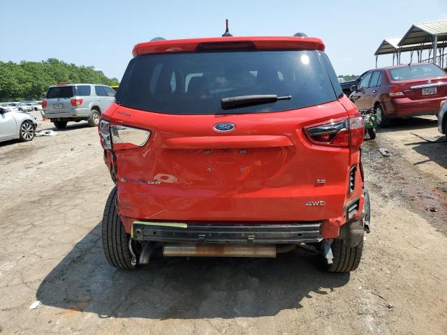 MAJ6S3GLXLC385775 - 2020 FORD ECOSPORT SE RED photo 6
