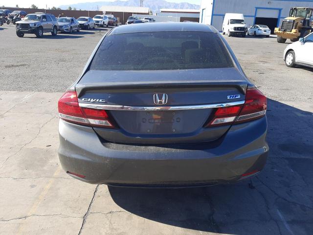 2HGFB2F61DH539645 - 2013 HONDA CIVIC HF CHARCOAL photo 6