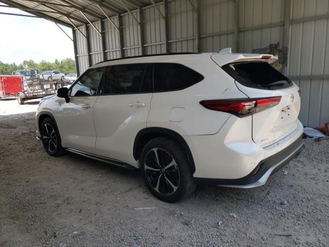 5TDLZRAH5MS070768 - 2021 TOYOTA HIGHLANDER XSE WHITE photo 2